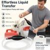 High FlowHand Pump with 1.5/2M Syphon Hose Portable Manual Car Fuel Transfer Pump for Gas/Oil/Water/Fuel Transfer Siphon Pump