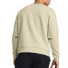 Under Armour Solid Color Training Crew Neck Long Sleeve Sweatshirt Men sweatshirt Dusty-Pink Gray 1381688-273