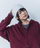 Cgp Symbol Point Zip-Up Hoodie (With Long Sleeve) - Burgundy
