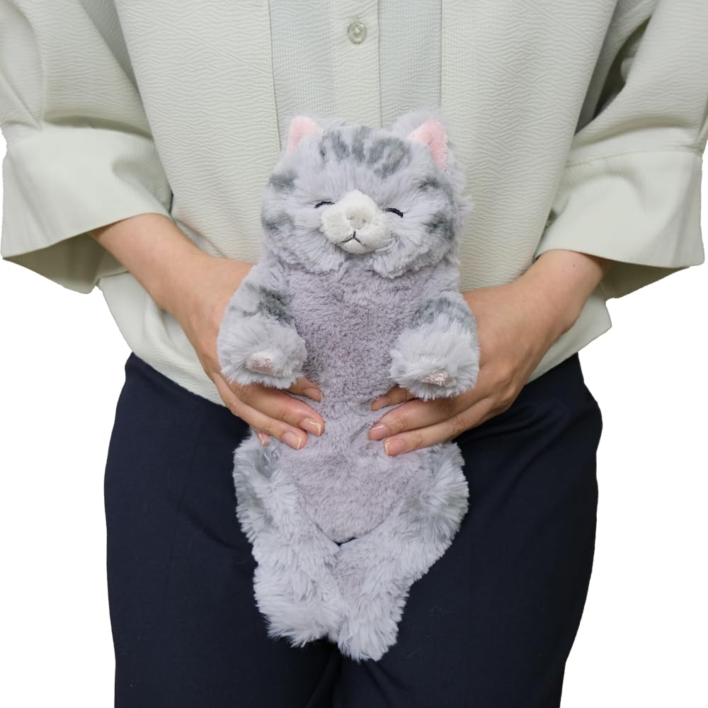 Sun Lemon Sleeping Lap 15 x 12 x Plush Cute Cat, Small, Sabashiro, 34cm, Animal, Cat, P-1563