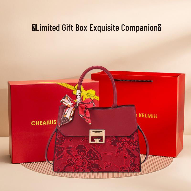Red Women's Crossbody Handbag - Perfect Mom & Wedding Gift for Ladies, Ideal for Banquets & Birthdays