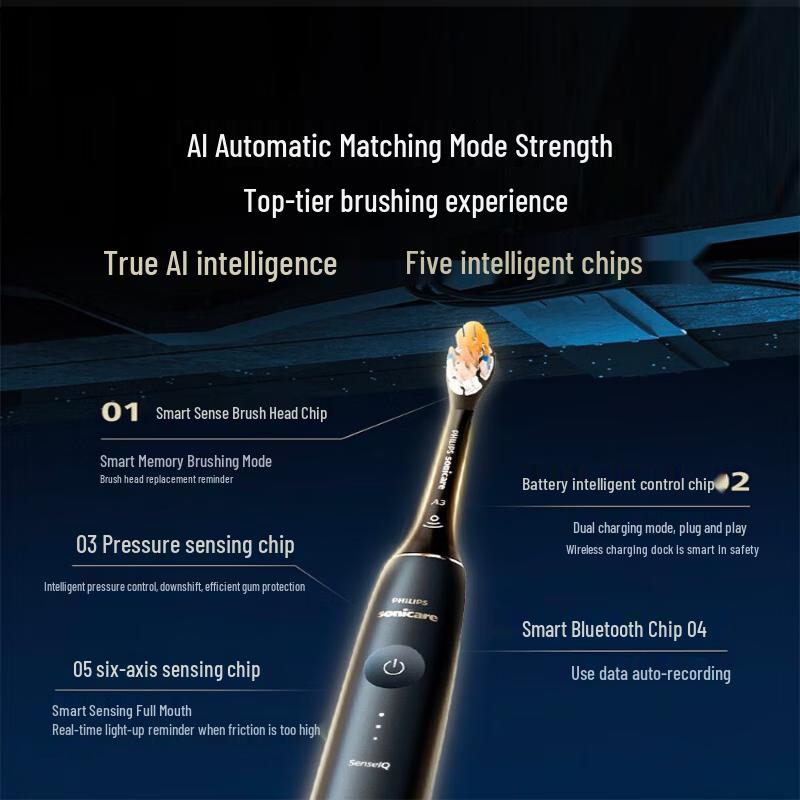 Philips DiamondClean AI Electric Toothbrush with Travel Case CN Plug (adapter Included)