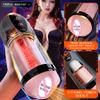 Blowjob Sex Machines Male Heating Masturbation Cup Suction Cup Soft Pocket Pussy Sexy Voice Realistic Vagina Sex Toy For Men