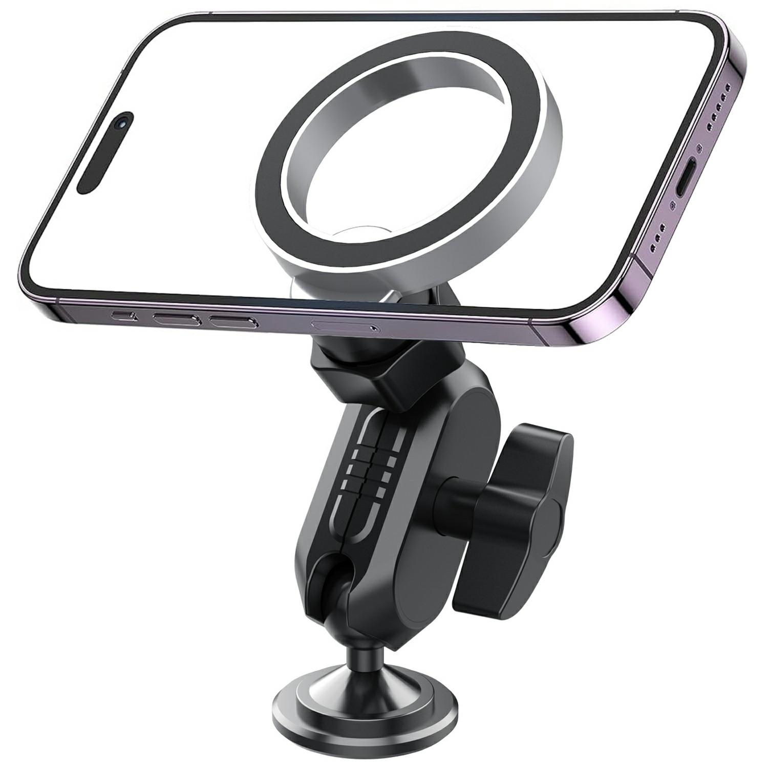 

159A Adhesive Base Magnetic Car Dashboard Mount Phone Holder Bracket with 360 Degree Rotation