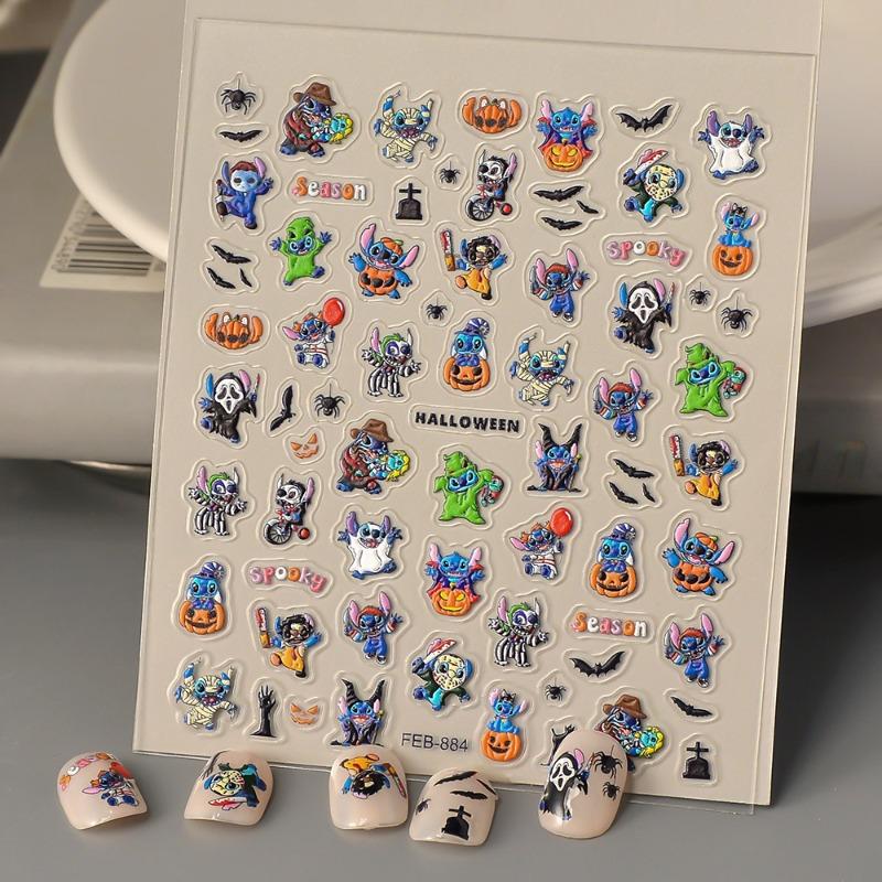 

Чисті Ручної Роботи Тривимірні Наклейки для Нігтів, Рельєфні Наклейки з Ведмедиками, Мультяшні Наклейки для Нігтів з Тваринами, Водонепроникні FEB-884