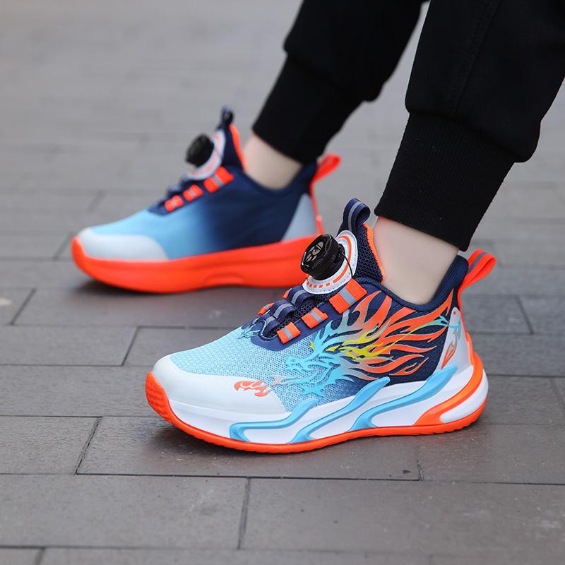 2026 Nuove Scarpe da Basket per Bambini Traspiranti Scarpe da Ginnastica da Basket per Ragazzi Allacciatura Rapida Scarpe da Ginnastica da Esterno Antiscivolo Scarpe Sportive per Ragazze