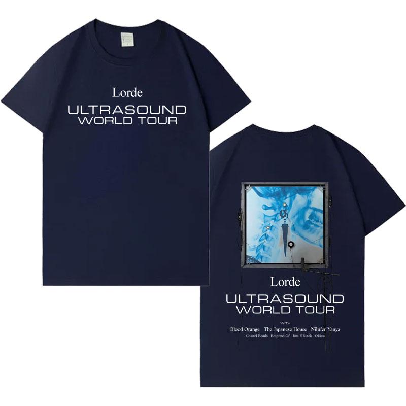 Singer Lorde Gothic Graphic Men Women Aesthetic Tshirt Cotton Harajuku High Quality Cozy Oversized Short Sleeve T Shirt Hot Sale