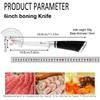 Stainless Steel Fillet Knife Professional Japanese Fish Knives for Meat Cleaver Poultry Cutting with Non-Slip Boning Knife