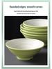 Two-Color Thickened Melamine Noodle Bowl - Large, Threaded Design for Restaurants, Perfect for Noodle Soup, Ramen, and Snail Rice Noodles