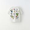 New Design T-shirt for Children Aged 1-7, Casual Loose Fashion Top, Cute Printed T-shirt Suitable for Girls