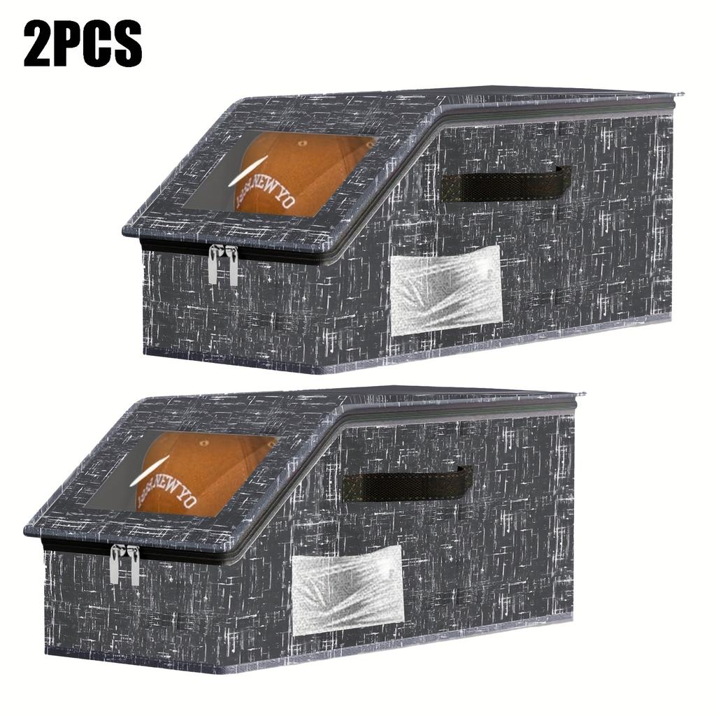 High Quality1/2 New Stackable Baseball Cap Storage Box, Hat Organizer, Hat Box, Clothes Storage Box, Hat Rack, Large Capacity, Foldable, Hard