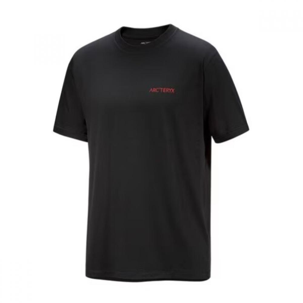 Arcteryx Men S SS26 Crag Sl Cotton Blood Bird Shirt atqSm09538 BLACK/DYNASTY/SM