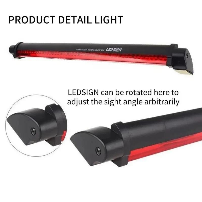 12V Universal Third Brake Light LED Rear Highlight For Car SUV Superior Visibility Tail Stop Lamp Simple Installation