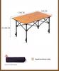 Portable Metal Roll-Up Folding Table for Camping, Picnic, and BBQ