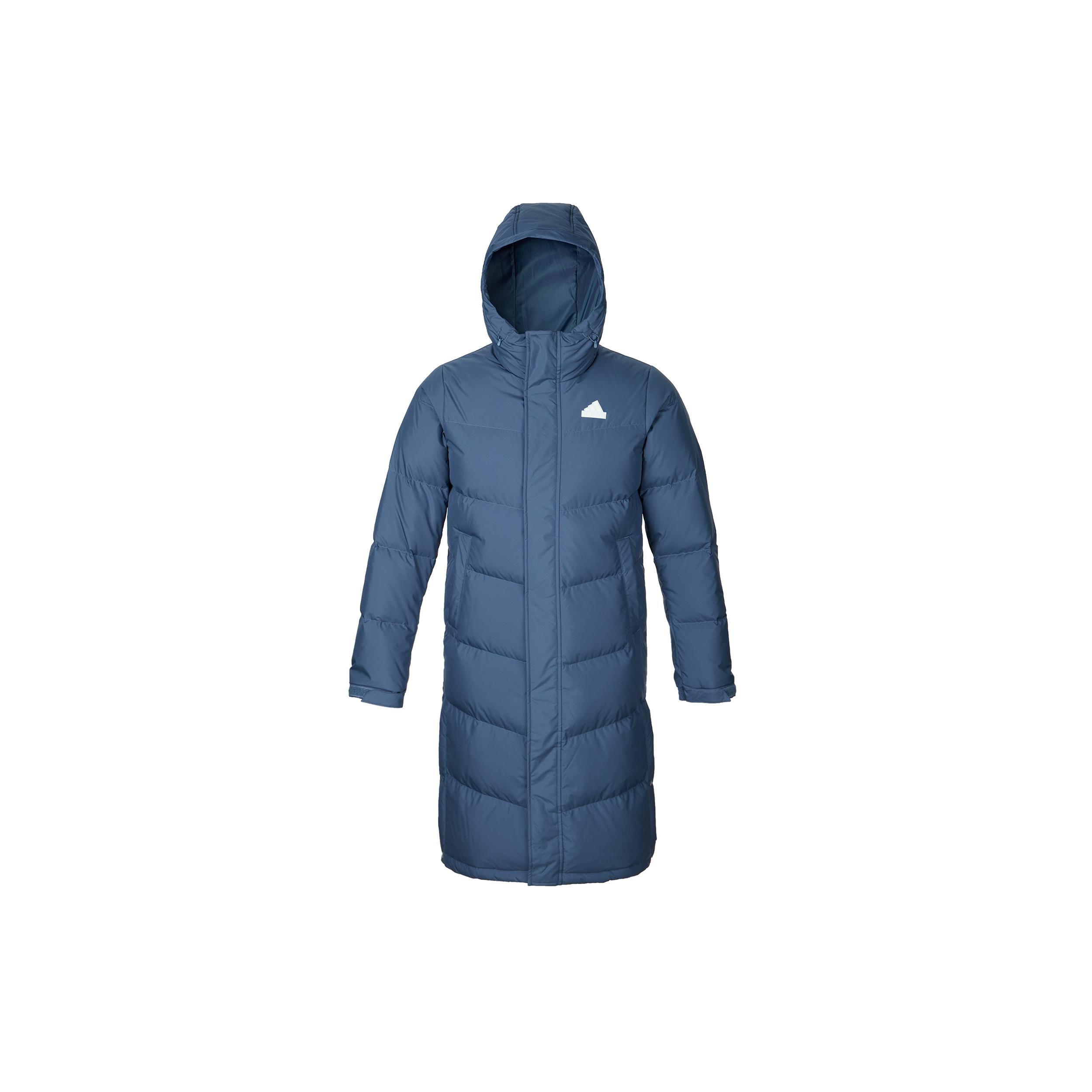 Пуховик Adidas Sportlife Унисекс Серый Синий/Белый KQ5536 3XL
