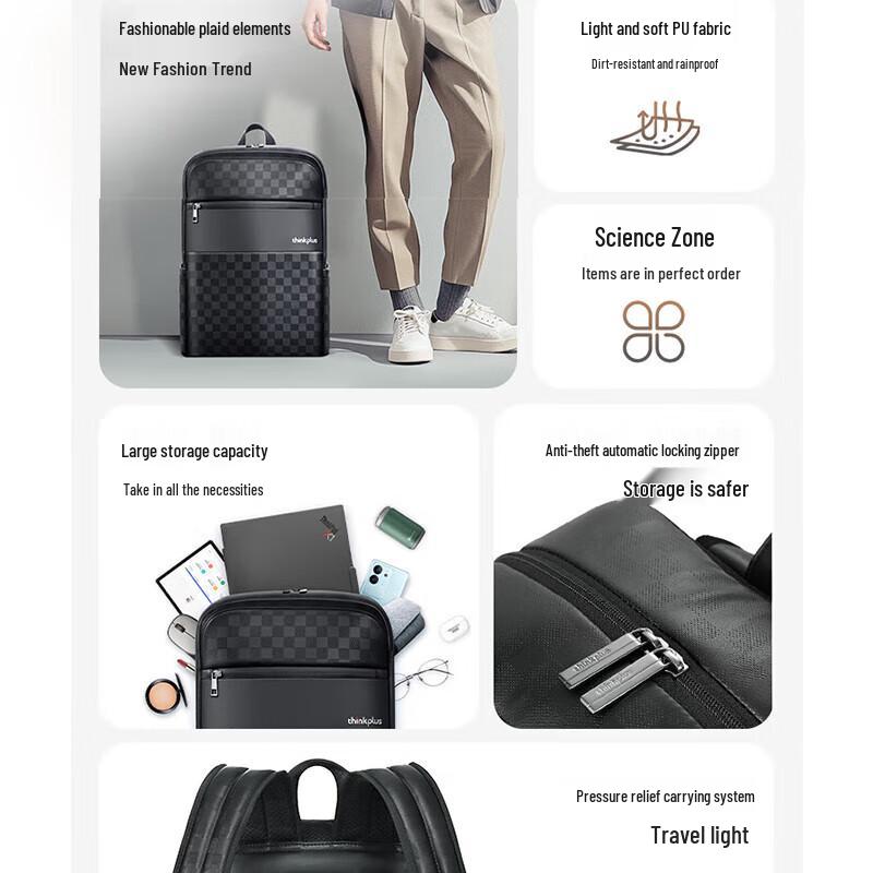 Lenovo Thinkplus Modern Casual Laptop Backpack