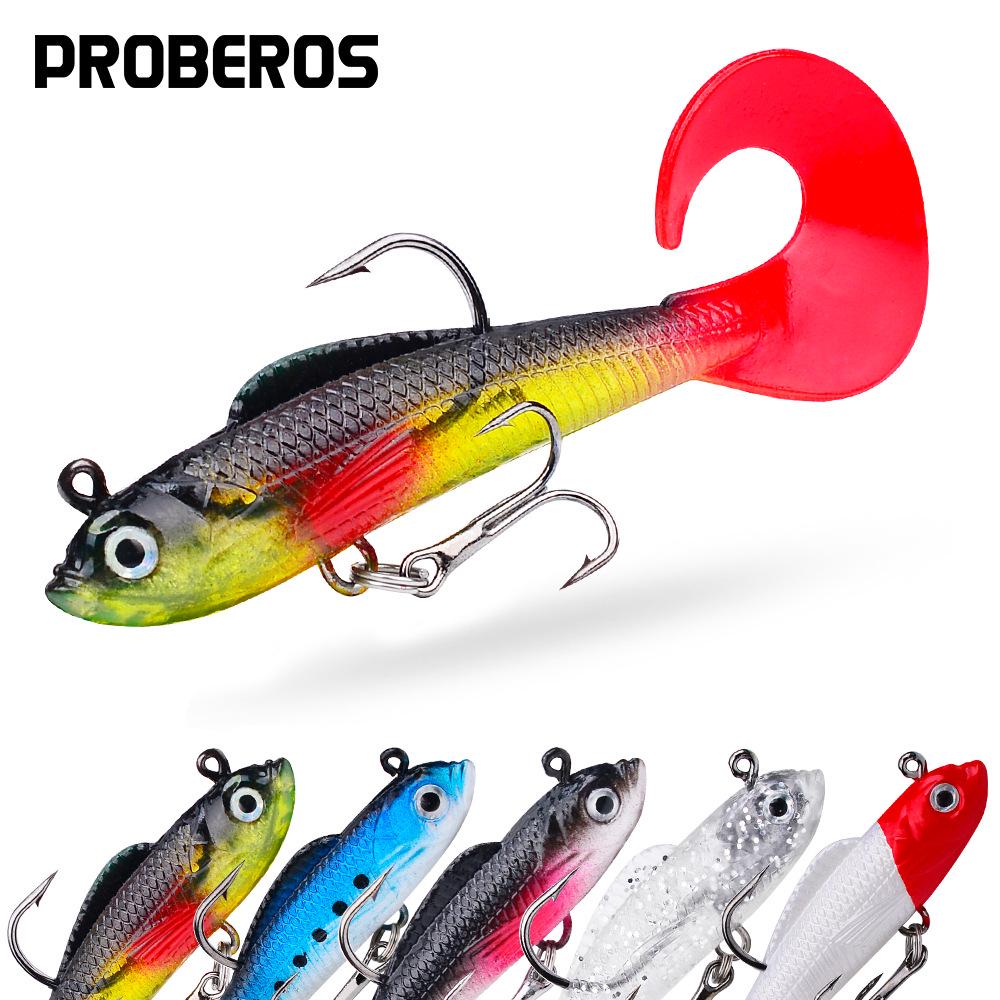 Curly Tail Soft Bait Lure 8.5cm 8.7g Bionic Fish Cockroach Bass Killer