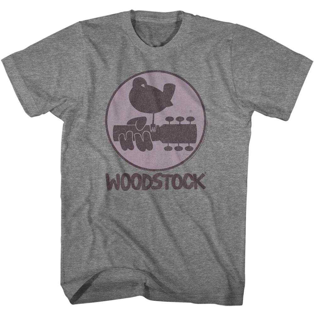 Woodstock 1969 Circle Logo Men s T Shirt Rock & Soul Music Merch 3XL
