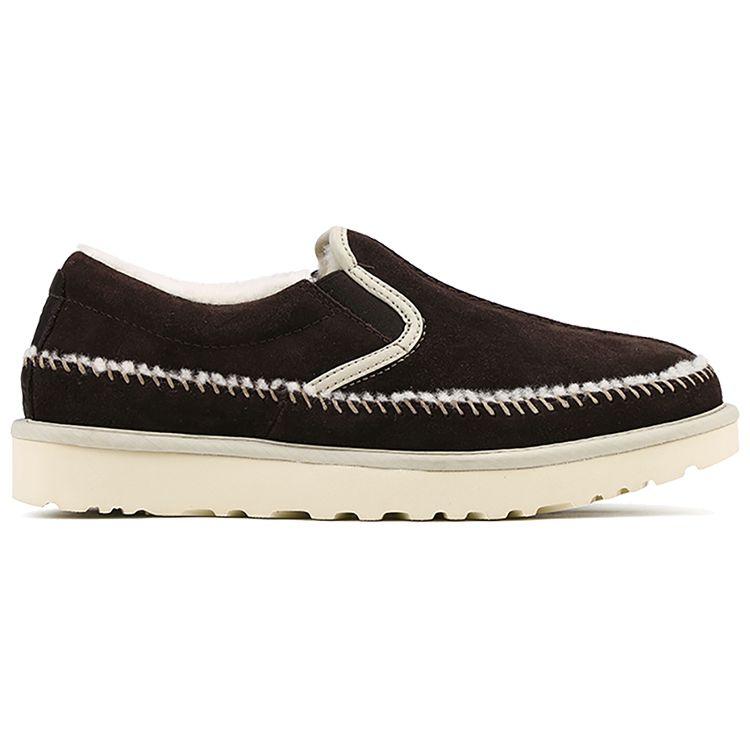 UGG Neumel Slip-On Stitch Warm Durable Low-Top Casual Shoes Men sneaker Brown 1095353-STT