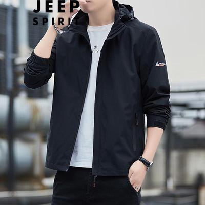 JEEP SPIRIT Men's Casual Windbreaker Jacket