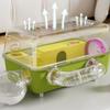 Double Clear Hamster Cage Panoramic View Hamster Luxury Villa Pet Habitat  For Hamsters Hedgehogs
