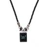 Collana con Ciondolo Zodiaco Creativo 2023 - Moda Retro Europea e Americana con Design alla Moda con Pietra del Tempo