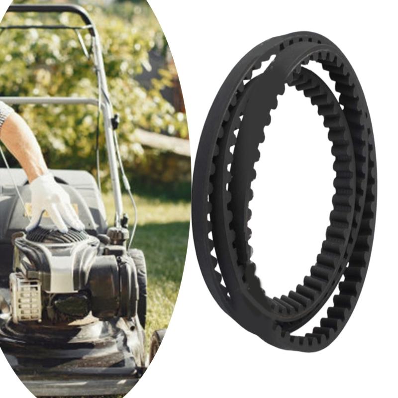 Heavy Duty Cogged Drive Belt Strong Rubber Timing Belt High Performances Lawn Mower Drive Belt fit for 30In Mower Decks