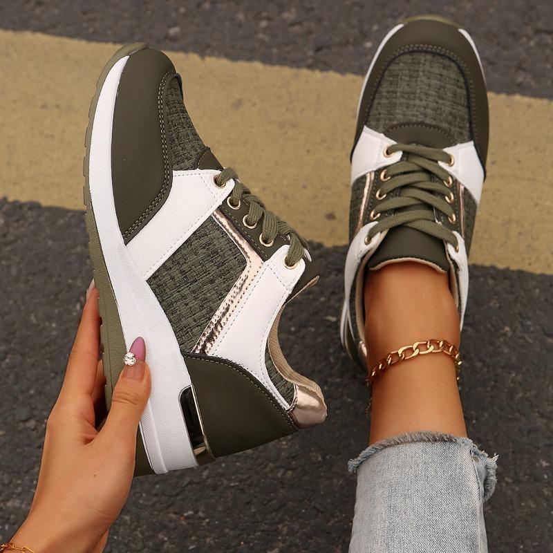 Women's Sport Casual Shoes, Fashionable Wedge Heels, Thick Sole, Casual Sport Women's Single Shoes, Women's Shoes