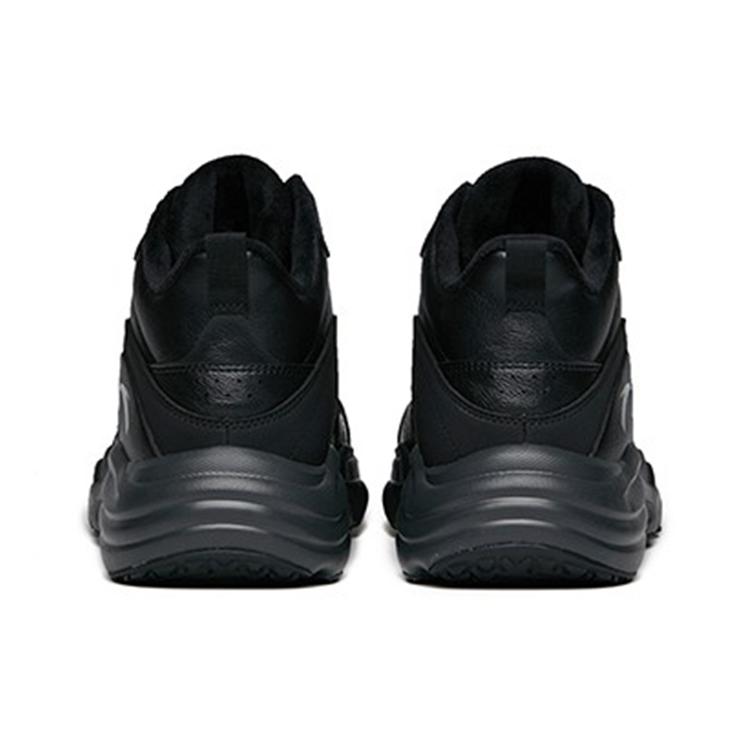 Anta Life Collection Synthetic Leather Cushioning Slip Resistant Abrasion Resistant Mid top Sports Casual Shoes Men's 112148984-2