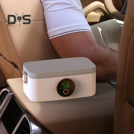 Electric Lunch Box with Indicator Light Large Capacity Food Grade USB Rechargeable Cordless Heated Lunch Box