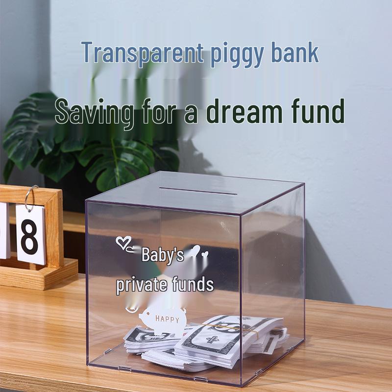 2025 Anti-Fall Large Capacity Piggy Bank for All Ages - Children's and Adults' Savings Solution