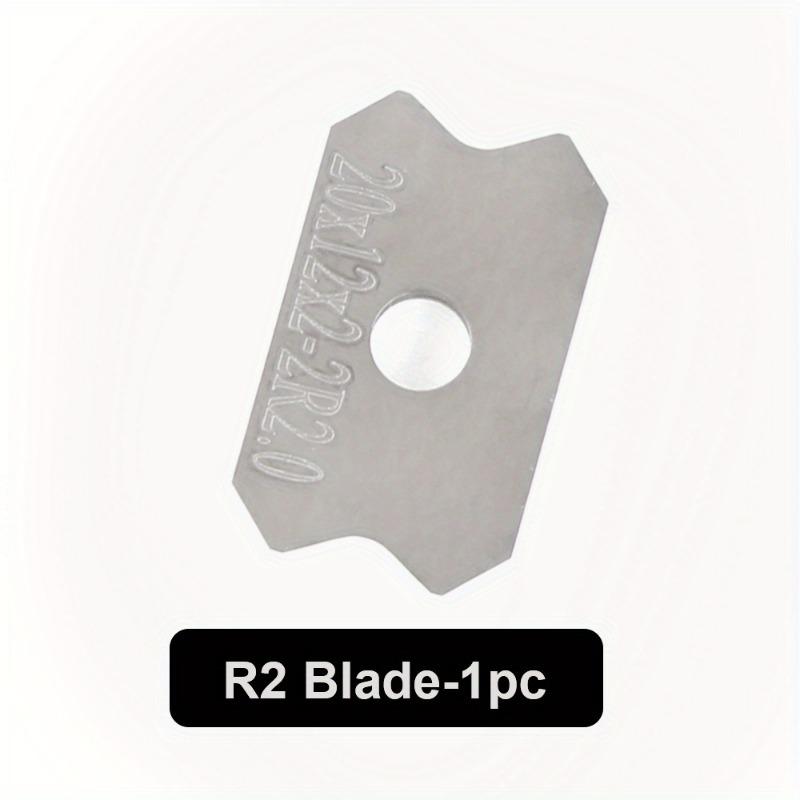 1set Wood Chamfering Fillet Corner Planer Edge Banding Arc Trimmer Scraper Board Deburring Tool Woodworking Blade Edge