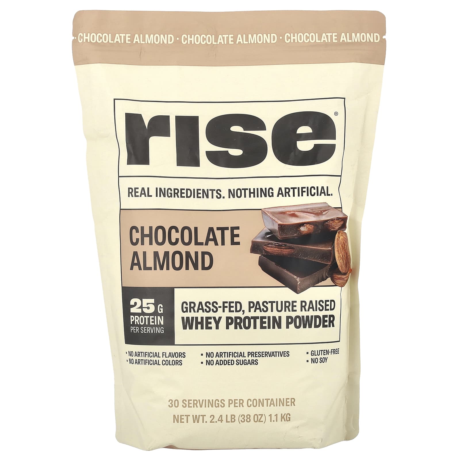 

Whey Protein Powder, Chocolate Almond, 1.1Kg(2.4Lb)