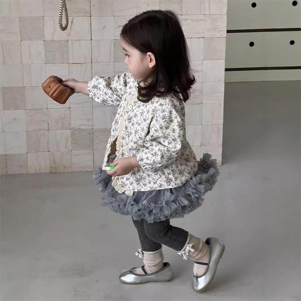 2025 Autumn Korean Style Girls' Outfit Set: Fashionable Coat and Early Autumn Wear