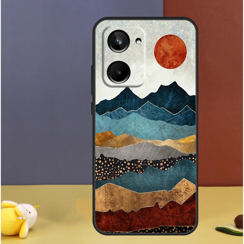 Star Lake Mountains For Realme GT7 GT6 15 Pro 10 11 12 13 14 Pro Plus C55 C71 C75 C67 C63 C61 C53 C35 C65 Case