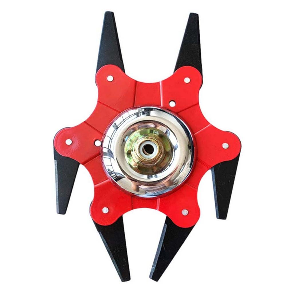 Trimmer Head 6 Steel Brush Cutting Head 65Mn Blades Lawn Mower Weed