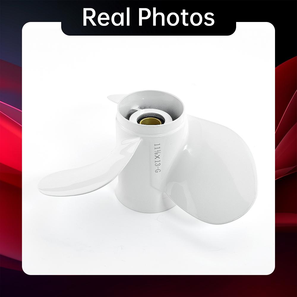 3-Blade Propeller for Yamaha Motors 20hp-60hp | Part #663-45945-02 | 11-1/8 X 13 | Aluminum Alloy Boat Engine Part 13 Spline