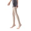 Calzettoni a costine a righe sopra il ginocchio senza piedi Scaldamuscoli lunghissimi con staffa Calze alte fino alla coscia per Donna Yoga