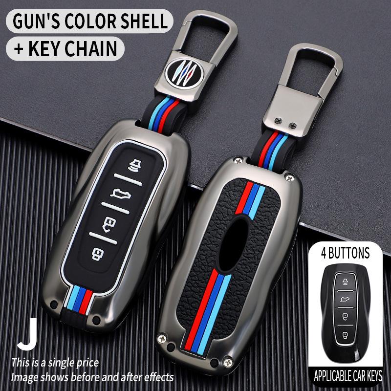 Pouzdro na klíč Ford Territory pro model Jiangling 2021 - 5/6/7 sedadel, špičkové plné obalení, spona na skořepinu auta, mod.