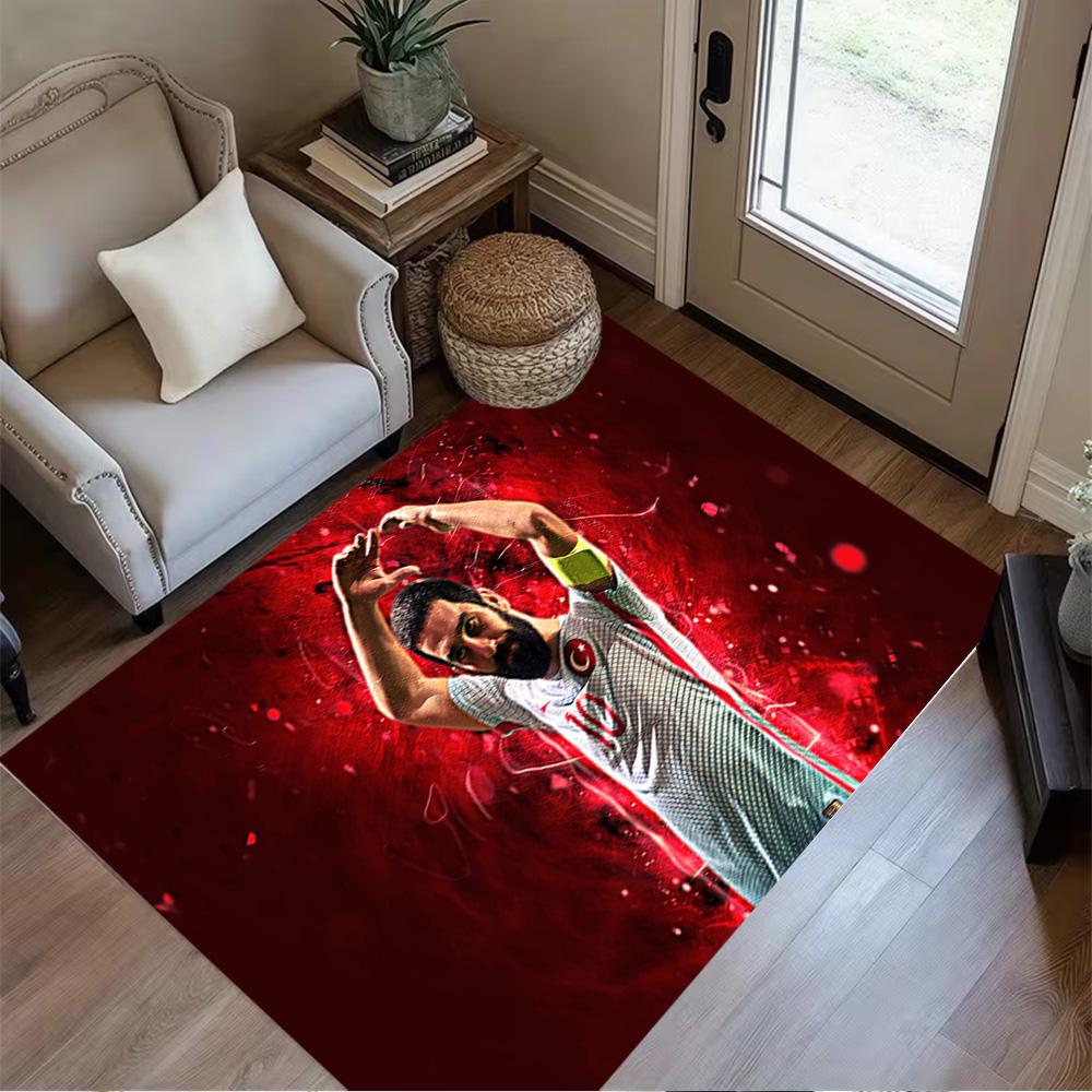 Zanetti's Legacy Blue Floor Mat Perfect for Foyer Balcony Living Rooms Dining Room Antislip Carpet Decorate Offices Perfect Gift for Women/Men