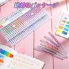 12 Colors Glitter Pen Gel Ballpoint Color Set Water-based Pastel Coloring DIY Notebook Children Sketching Doodling