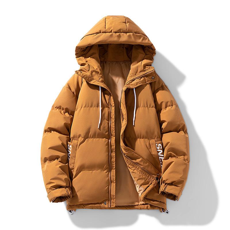 

Men s Cotton Clothes Winter New Thickened Trend Printing Hooded Fashion Warm and Cold Clothes Winter Men s M