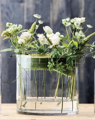 Yukature Glass Vase/Goldfish Bowl, yubg288L, Diameter 21cm X Height 30cm, Weight: 1600g, Cylindrical