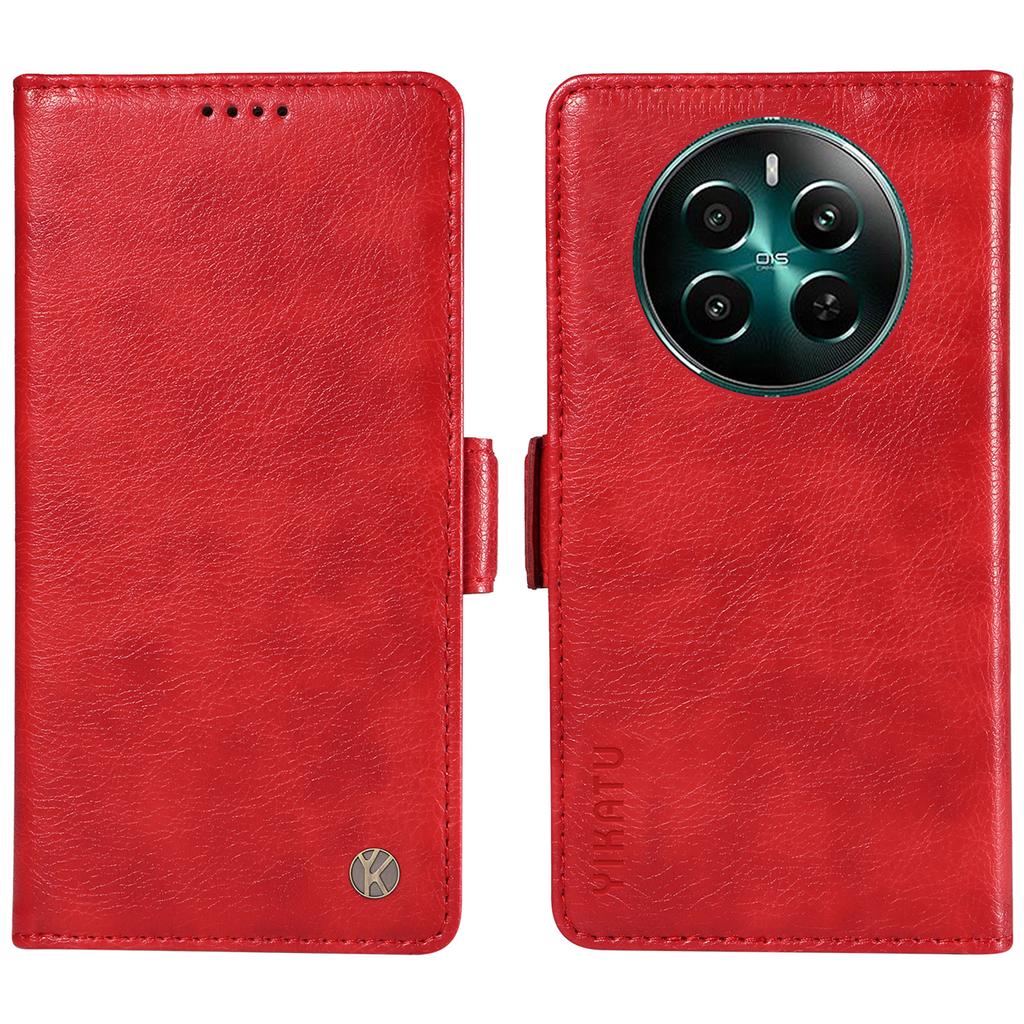 YIKATU YK-007 For Realme Narzo 70 5G/Narzo 70 Pro 5G/P1 5G/12 4G/12+ 5G Case Side Buckle PU Leather Phone Cover Litchi Texture