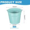 PATIKIL X Small Metal Buckets with Pack of 12 Mini Galvanized Buckets for Party Light Blue 5.1" 4.7" Handles, Crafts, Favors, Decorations,