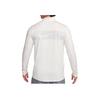 Nike Stand Collar Half-Zip Quick-Dry Running Long-Sleeve T-Shirt Men Tops White FB8557-030