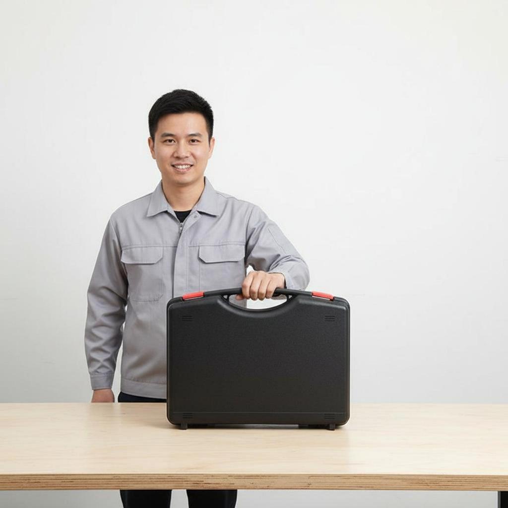 With Handle Foam Hard Equipment Case Impact-Resistant Carrying for