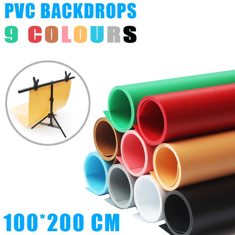 Pvc Backing Plate Buy 100*200cm Solid Color Frosted PVC Background Plate Photography ...