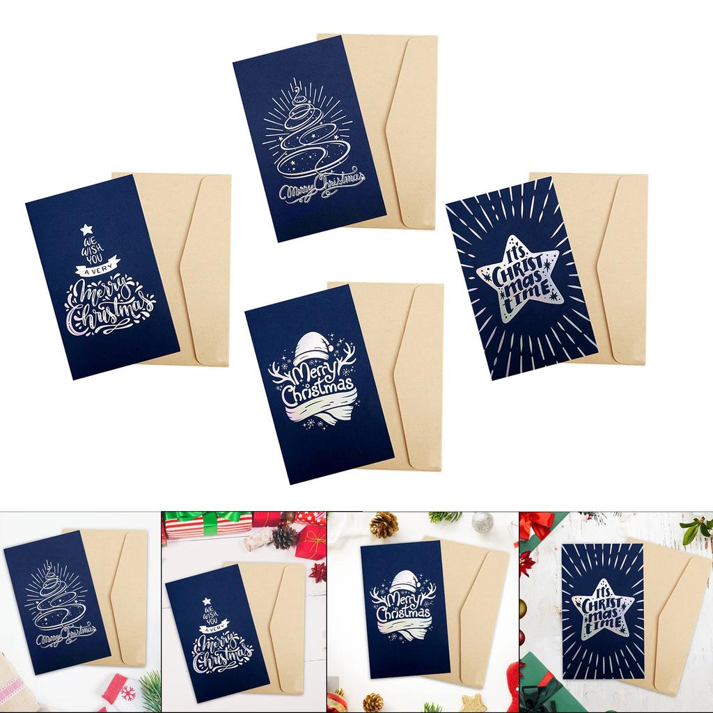 Christmas Card Paper Creative Anniversary Birthday Winter Holiday Greeting Card Christmas Decoration Gift for Husband Dad
