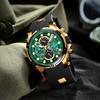REWARD Men's Multifunction Chronograph Silicone Sports Watch - Luminous, Waterproof, Quartz Calendar (Model: RD83016M)
